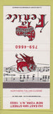 Matchbook Cover - La Fenice New York City 30 Strike