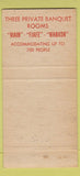 Matchbook Cover - Fernand's Club Diana Union NJ 30 Strike