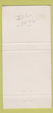 Matchbook Cover - Howlett for Governor Illinois IL 1976 30 Strike