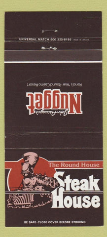 Matchbook Cover - Nugget Casino Reno NV Steak House 30 Strike