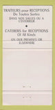 Matchbook Cover - Le Maison Du Bifteck Chez Francoys Steak Montreal QC 30 Strike