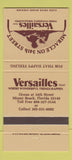 Matchbook Cover - Versailles Hotel Miami Beach FL 30 Strike