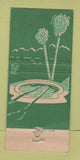 Matchbook Cover - Tennis Club WEAR 30 Stick