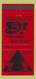 Matchbook Cover - Flame Lounge Daytona Beach FL 30 Strike