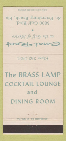 Matchbook Cover - Coral Reef St Petersburg FL 30 Strike
