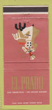 Matchbook Cover - El Prado San Francisco CA 30 Strike