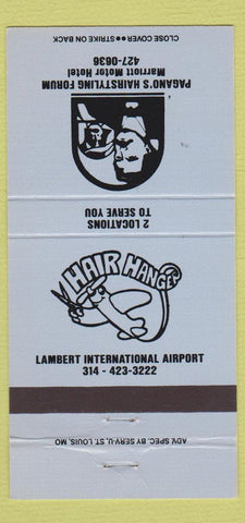 Matchbook Cover - Pagano's Hair Forum St Louis MO 30 Strike
