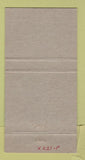 Matchbook Cover - Jimmy's Cafe Portage La Prairie MB Chinese 30 Strike