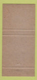 Matchbook Cover - Bombay Gin Al Smith Election 1950s 30 Strike
