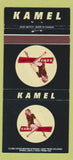Matchbook Cover - Kamel Cigarettes girlie 30 Strike