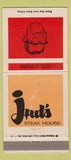 Matchbook Cover - Jud's Steak House Hot Springs AR WEAR 30 Strike