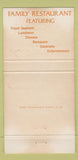 Matchbook Cover - Presidente Mexican Mission Hills Cerritos CA 30 Strike