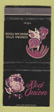Matchbook Cover - Red Onion Mexican Hawthorne CA WORN 30 Strike
