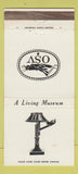 Matchbook Cover - Old Sturbridge Villa MA WEAR 30 Strike