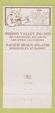 Matchbook Cover - Old Ox Restaurant San Diego CA 30 Strike