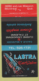 Matchbook Cover - Lastra Bar Salon Montreal QC 30 Strike