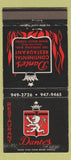 Matchbook Cover - Dante's Restaurant Miami Beach FL WEAR 30 Strike
