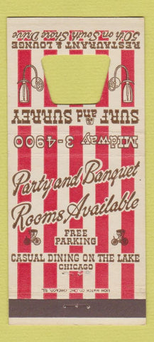 Matchbook Cover - Wurf and Surrey Chicago IL 30 Strike