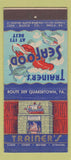 Matchbook Cover - Trainer's Seafood Quakertown PA 21 Strike Feature