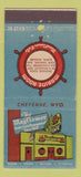 Matchbook Cover - Mayflower Restaurant Cheyenne WY 30 Stick