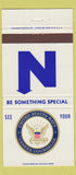 Matchbook Cover - United States Navy Career Counselor Recruiting 30 Strike