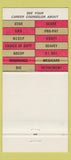 Matchbook Cover - United States Navy Career Counselor Recruiting 30 Strike