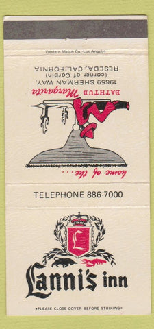 Matchbook Cover - Lanni's Inn Reseda CA 30 Strike