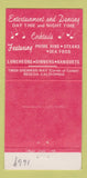 Matchbook Cover - Lanni's Inn Reseda CA 30 Strike