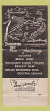 Matchbook Cover - Plantation Inn San Francisco CA WORN 30 Strike