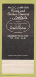 Matchbook Cover - Magic Lamp Inn Cucamonga CA 30 Strike