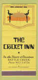 Matchbook Cover - The Cricket Inn Battle Creek MI WEAR 30 Strike