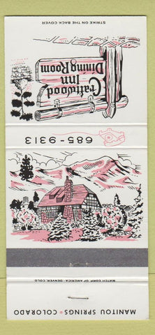 Matchbook Cover - Craftwood Inn Restaurant Manitou Springs Colorado 30 Strike