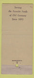 Matchbook Cover - Schroeder's Cafe San Francisco CA 30 Stick