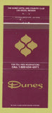 Matchbook Cover - Dunes Hotel Casino Las Vegas NV 30 Strike
