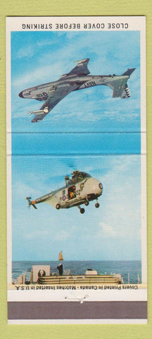 Matchbook Cover - Canadian Military McDonnell F2H Banshee 30 Strike