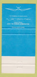 Matchbook Cover - Wardair Canada DC 10 Boeing 747 Airplanes 30 Strike
