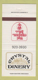Matchbook Cover - Crystal Dinery Ball Arlington VA 30 Strike