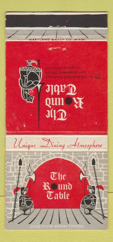 Matchbook Cover - The Round Table Fort Lauderdale FL 30 Strike