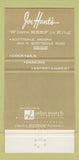 Matchbook Cover - Joe Hunt's Restaurant Scottsdale AZ 30 Strike