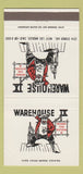 Matchbook Cover - Warehouse IX West Los Angeles CA 30 Strike