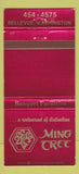 Matchbook Cover - Ming Tree Chinese Bellevue WA 30 Strike