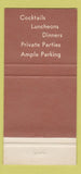 Matchbook Cover - Karpinski's Detroit MI 30 Strike