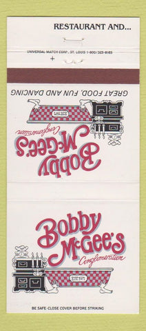 Matchbook Cover - Bobby McGee's Restaurant CHAIN 30 Strike