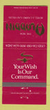 Matchbook Cover - Aladdin Hotel Casino Las Vegas NV WEAR 30 Strike
