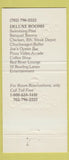 Matchbook Cover - El Rancho Hotel Casino Las Vegas NV 30 Strike