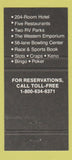 Matchbook Cover - Sam's Town Hotel Casino Las Vegas NV 30 Strike