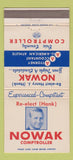 Matchbook Cover - Hank Nowak Comptroller Erie County 30 Strike