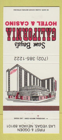 Matchbook Cover - Sam Boyd's California Hotel Casino Las Vegas NV 30 Strike