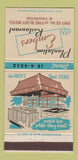 Matchbook Cover - Plantation Embers Restaurant Pine Bluff Motel MO 30 Strike