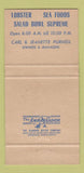 Matchbook Cover - Plantation Embers Restaurant Pine Bluff Motel MO 30 Strike
